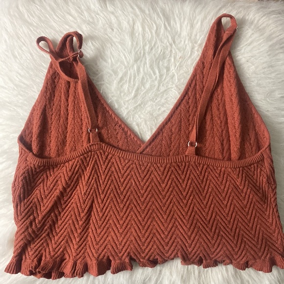 Free People ~ orange tank - Picture 2 of 5